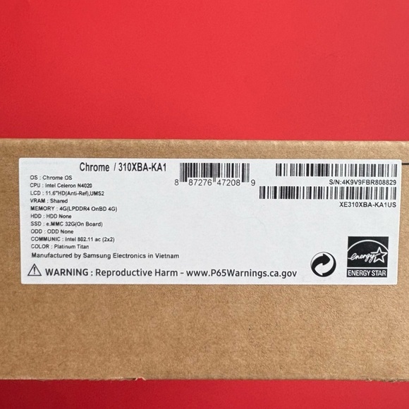 Samsung 310XBA-KA1 Chromebook, Brand New, Unsealed - Picture 5 of 12